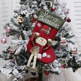 LOVEMI  Christmas Snowman Lovemi -  Christmas Decorations Christmas Big Sock Christmas Tree Pendant