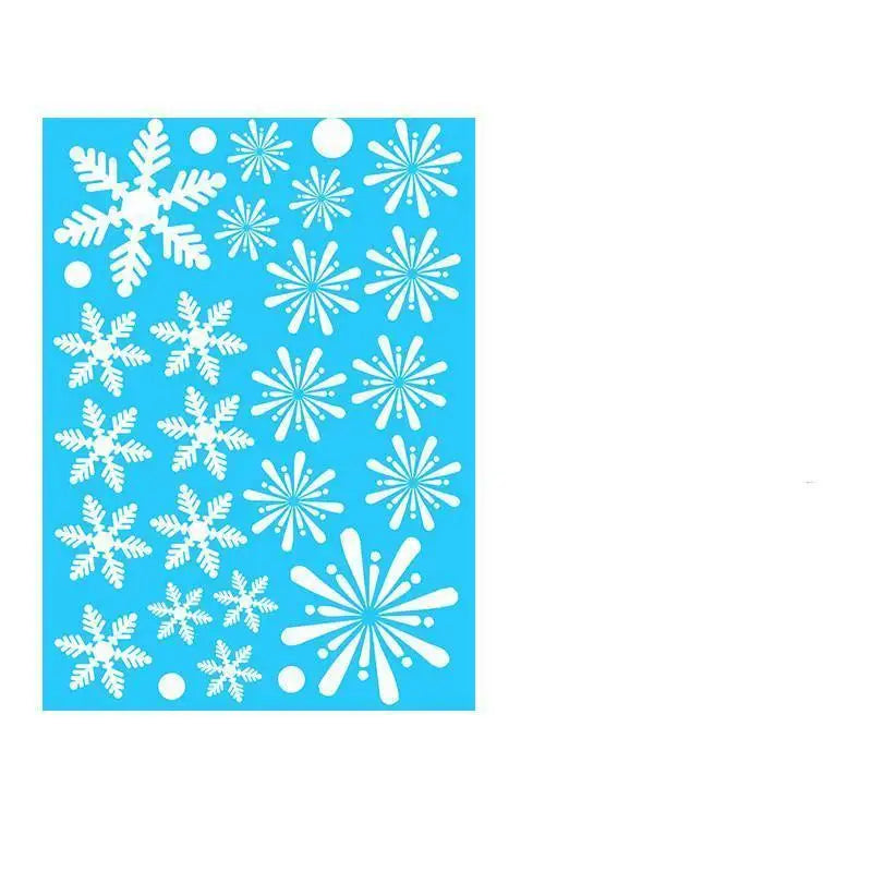 LOVEMI - Christmas Stickers Wall Stickers Static Window Glass
