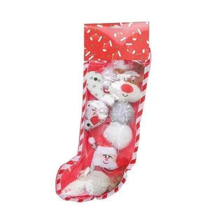 LOVEMI - Christmas stocking bells plush mouse funny cat stick pet cat
