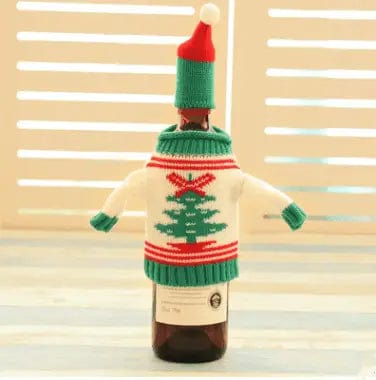 LOVEMI Christmas Tree Lovemi -  Knitted Christmas Bottle Set