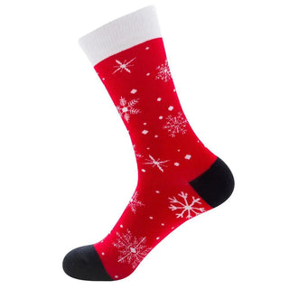 LOVEMI - Christmas Tree Snow Elk Gift Cotton Happy Socks