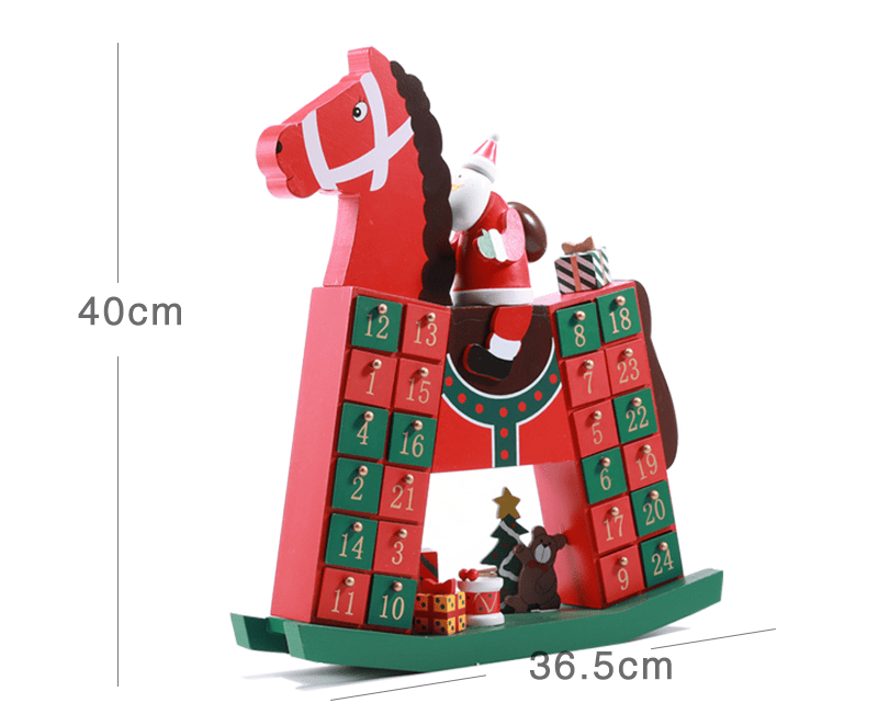 LOVEMI  Christmas Trojan Horse Lovemi -  Christmas decoration wooden calendar