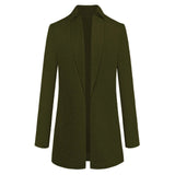 LOVEMI Coats Army Green / 2XL Lovemi -  Long Wool Coat Warm Elegant Winter Coat Female Plus Size