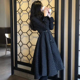LOVEMI Coats Black / M Lovemi -  Temperament long-sleeved cotton jacket