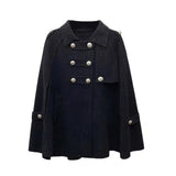 LOVEMI  Coats Black / One size Lovemi -  New Style Coat Cloak Women Loose Fashion Double Breasted