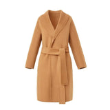 LOVEMI  Coats Camel / XS Lovemi -  Long woolen coat
