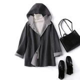 LOVEMI Coats Dark carbon / M Lovemi -  Winter coat female
