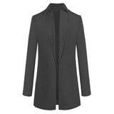 LOVEMI Coats Dark grey / S Lovemi -  Long Wool Coat Warm Elegant Winter Coat Female Plus Size