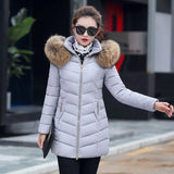 LOVEMI Coats Gray / 5XL Lovemi -  Winter jacket women fashion slim long cotton-padded Hooded