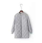 LOVEMI Coats Gray / M Lovemi -  Long Style Cotton Padded Coat 2