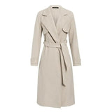 LOVEMI Coats Light apricot / S Lovemi -  Solid woolen coat