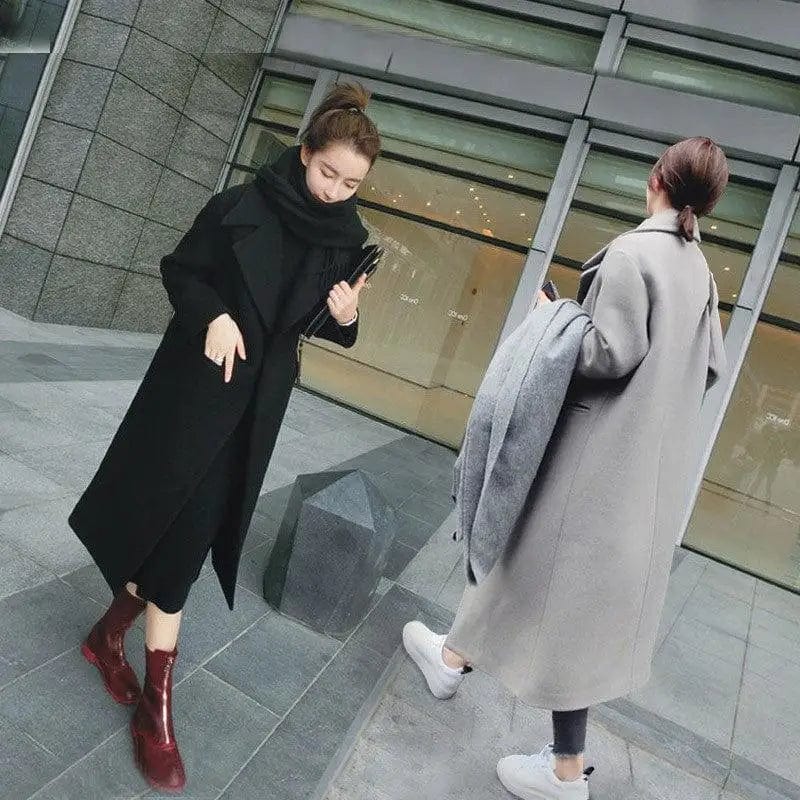 LOVEMI  Coats Lovemi -  Fashion Solid Color Thick Pocket Women Autumn Winter Warm