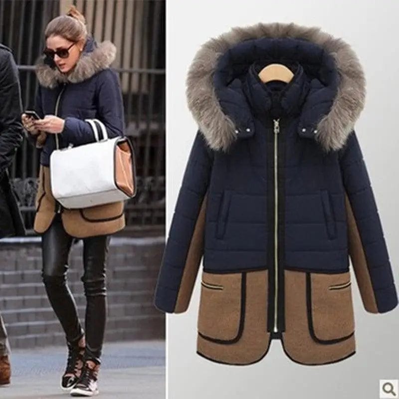 LOVEMI  Coats Lovemi -  New slim plus size hooded padded coat