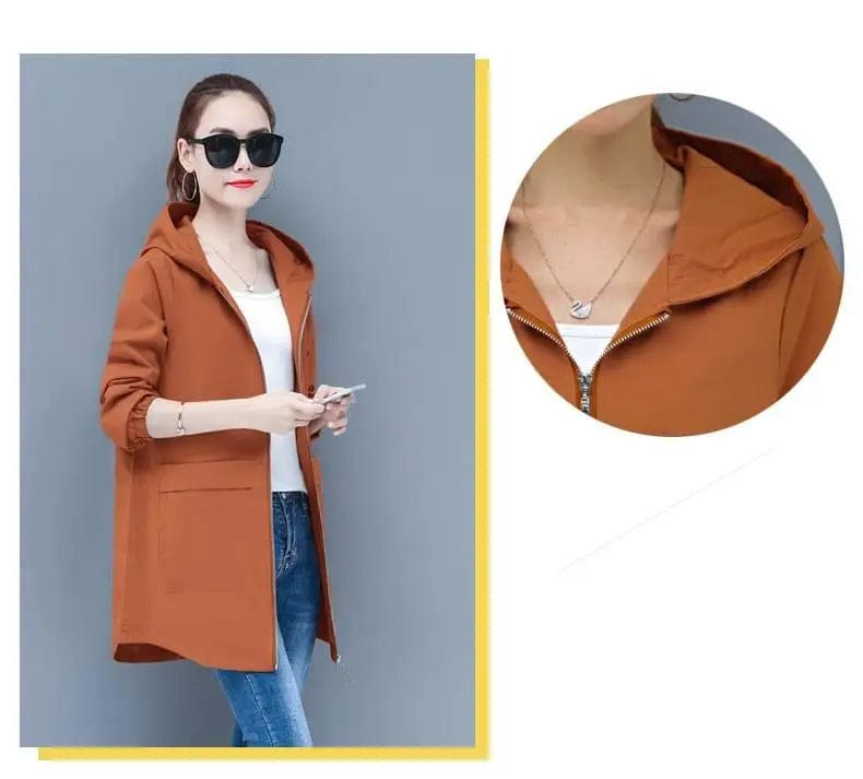 LOVEMI  Coats Lovemi -  New Style Plus Fat Plus Size Women's Trench Coat