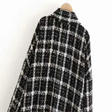 LOVEMI  Coats Lovemi -  Plaid tweed coat