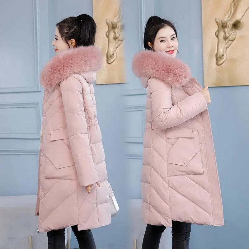 LOVEMI  Coats Lovemi -  Temperament Slim Women's Warm Pure Color Jacket