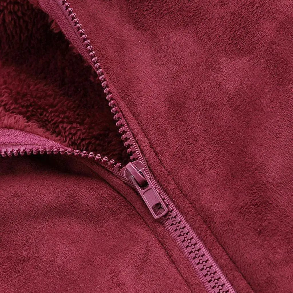 LOVEMI  Coats Lovemi -  Winter Pocket Warm Plush Hooded Coat