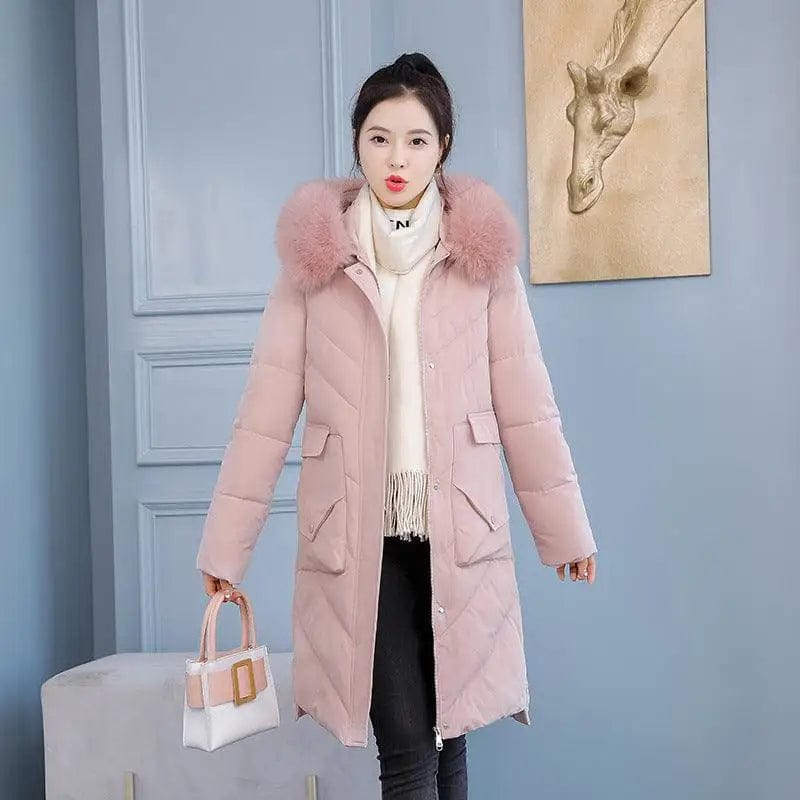 LOVEMI  Coats Pink / M Lovemi -  Temperament Slim Women's Warm Pure Color Jacket