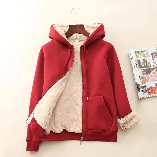 LOVEMI Coats Red / M Lovemi -  Plus Size Womens Cashmere Winter Warm Coats