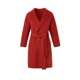 LOVEMI  Coats Red / XS Lovemi -  Long woolen coat