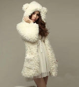 LOVEMI Coats White / M Lovemi -  Teddy princess plush coat
