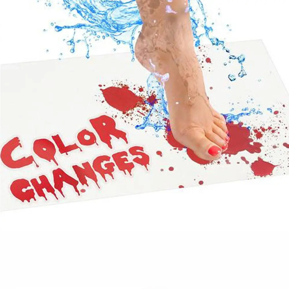 LOVEMI - Color Changing Quality Doormat Blood Novelty Bathroom Mat
