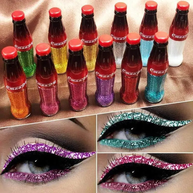 LOVEMI - Color Eyeliner Glitter Pencil Women Party Smoky Sexy Eyes