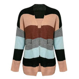 LOVEMI - Colorblock sweater cardigan