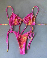 Colorful Beachwear Bikini: Seaside Glam-DY26-2