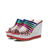 Colorful Wedge Sandals for Women | Trendy Summer Footwear-colour-6