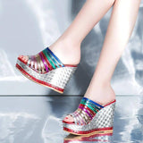 Colorful Wedge Sandals for Women | Trendy Summer Footwear-9