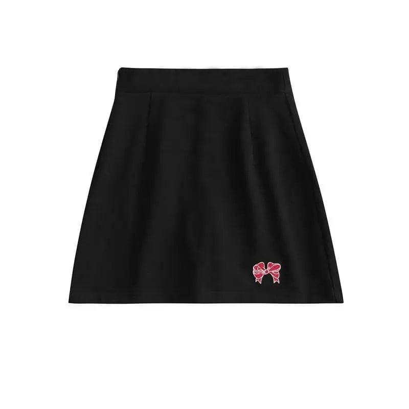LOVEMI - POLO Shirt Short Skirt Female Trendy Brand Hip-hop
