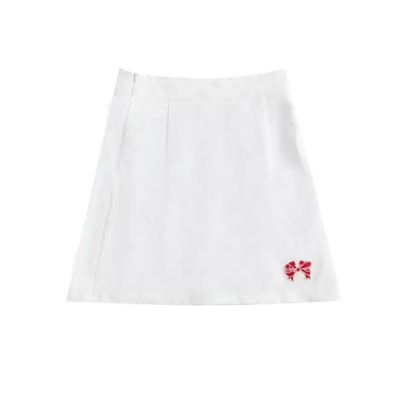 LOVEMI - POLO Shirt Short Skirt Female Trendy Brand Hip-hop