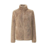 Coral fleece jacket-Brown-7