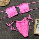 LOVEMI - Costa Rica Bandeau Bikini Set