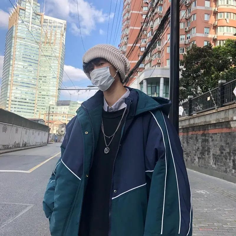 LOVEMI Costumes et Blazer Green / XL Lovemi -  Men's trendy bread clothes Hong Kong style jacket students