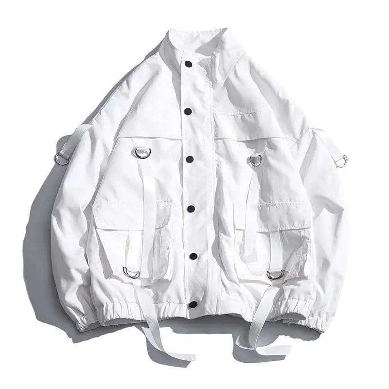 LOVEMI Costumes et Blazer White / S Lovemi -  Men's trendy tooling jacket