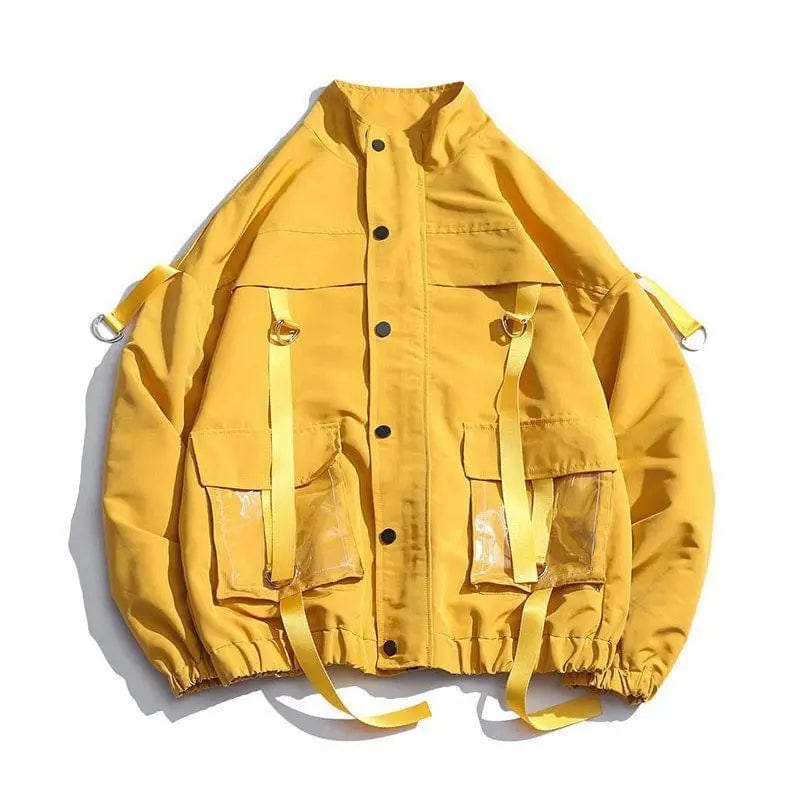 LOVEMI Costumes et Blazer Yellow / L Lovemi -  Men's trendy tooling jacket