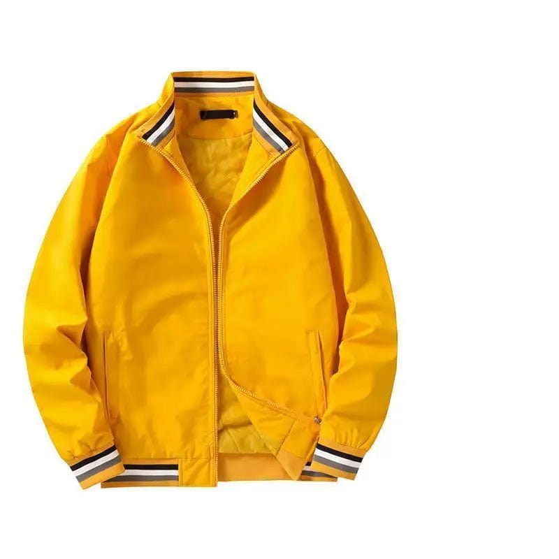LOVEMI Costumes et Blazer Yellow / S Lovemi -  Warm Bomber Plus Fleece Thick Cotton Jacket