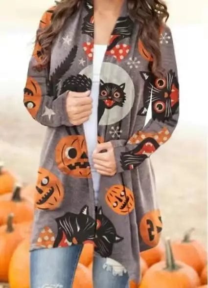 LOVEMI Costumes halloween B / S Lovemi -  Halloween Theme Printed Coat Small Cardigan