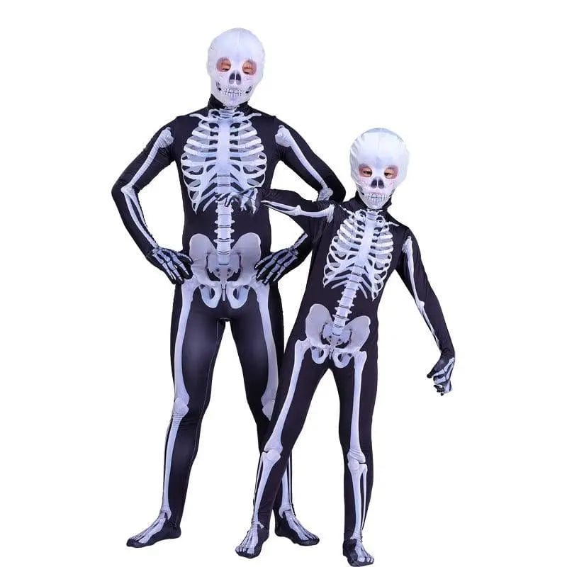 LOVEMI  Costumes halloween Black / 130number Lovemi -  Halloween Skeleton Costume Scary Skeleton Skull Costume