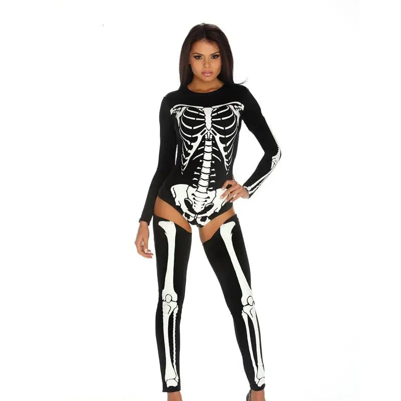 LOVEMI  Costumes halloween Black and white / One size Lovemi -  Vampire Witch Queen Halloween Terror