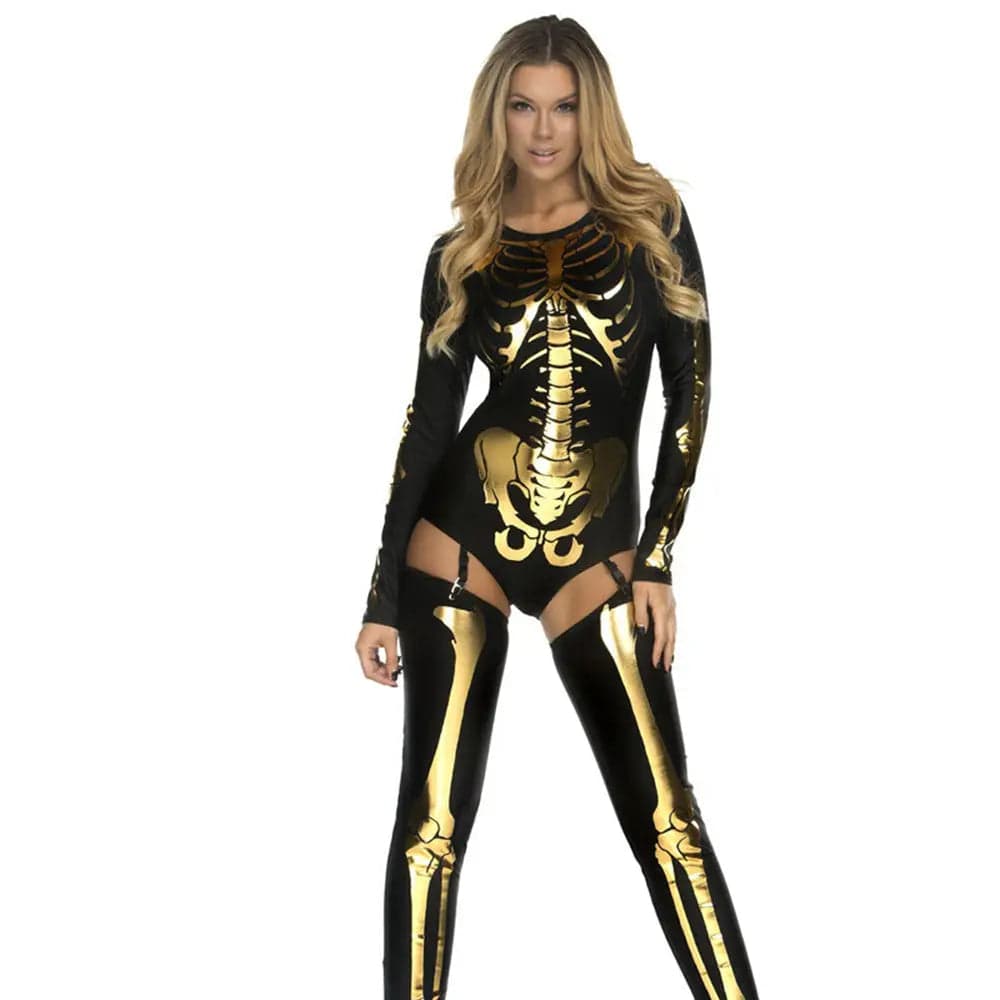 LOVEMI  Costumes halloween Black gold / One size Lovemi -  Vampire Witch Queen Halloween Terror