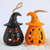 LOVEMI  Costumes halloween Blackandorange Lovemi -  Halloween Pumpkin Lantern LED Colorful Home Party Decoration