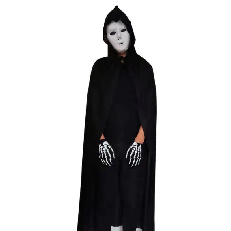 LOVEMI  Costumes halloween Cape Lovemi -  Halloween Party Grim Reaper Black Single Layer Cape