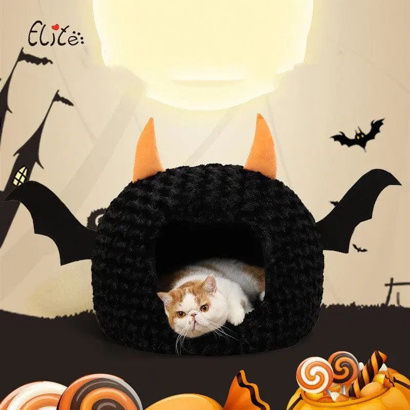 LOVEMI  Costumes halloween LittleDevilPetNest Lovemi -  Halloween Little Devil Pet Nest Short Plush Fully Enclosed