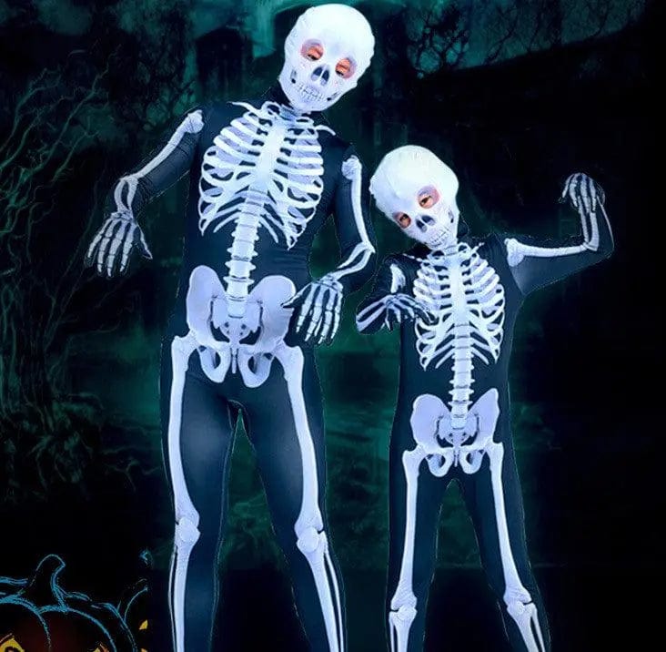 LOVEMI  Costumes halloween Lovemi -  Halloween Skeleton Costume Scary Skeleton Skull Costume