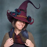 LOVEMI  Costumes halloween Lovemi -  Women Modern Witch Hat Costume Pointed Wool Felt Halloween