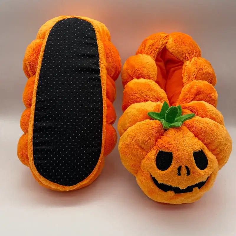 LOVEMI  Costumes halloween Picture Color / One size Lovemi -  Women's Home Bedroom Halloween Pumpkin Plush Slippers