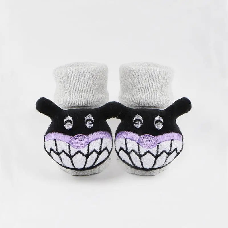 LOVEMI - Cotton Baby Socks Girls Boys Rubber Anti Slip Floor Cartoon